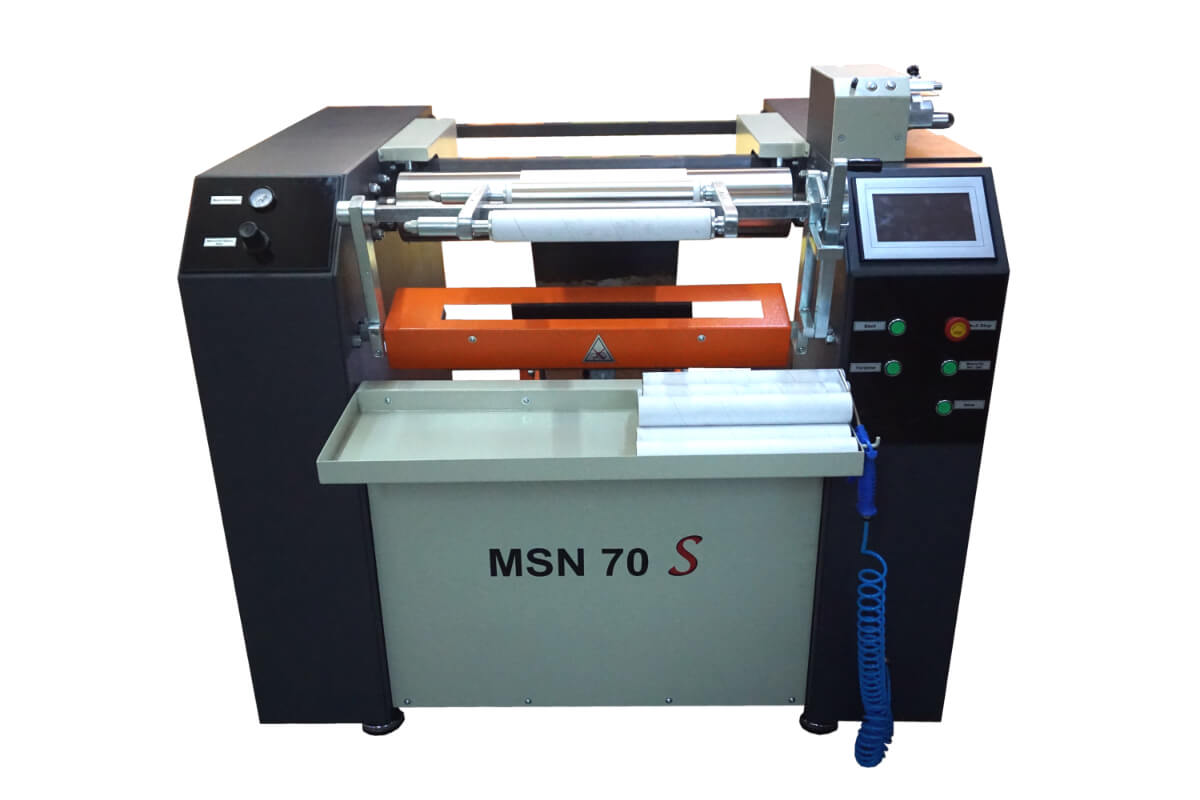 MSN 70 S Stretch and Aluminum Foil Rewinding Machine - Front View