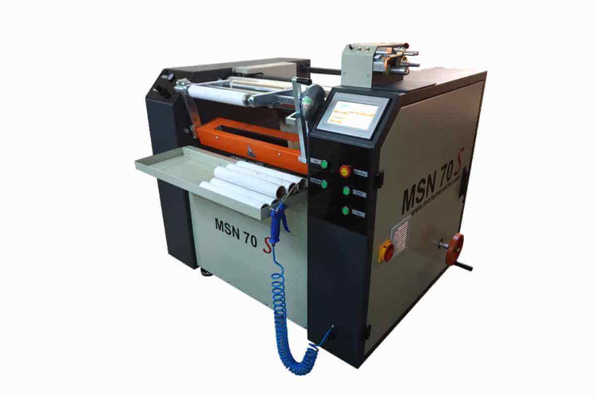 MSN 70 S Stretch and Aluminum Foil Rewinding Machine - General View