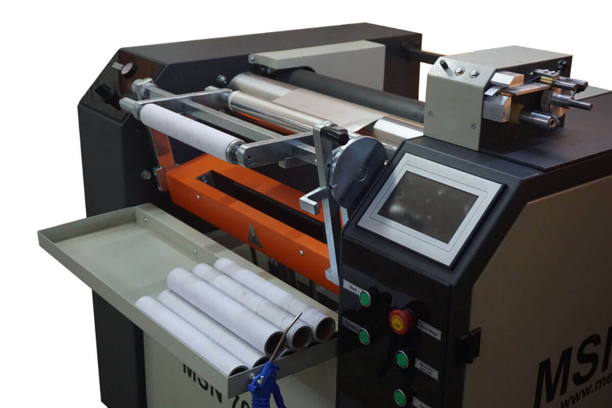 MSN 70 S Stretch and Aluminum Foil Rewinding Machine - Screen View