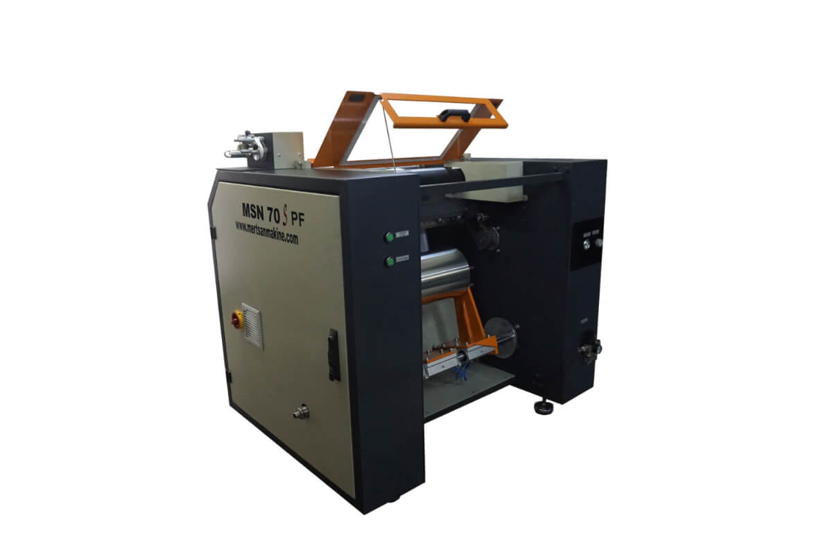 MSN 70 PF Perforated Aluminum Foil and Stretch Rewinding Machine - Rear View