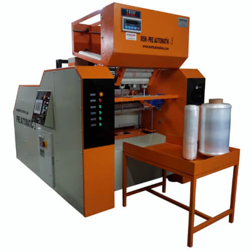 MSN Automatic S Pre Stretched Film Rewinding Machine