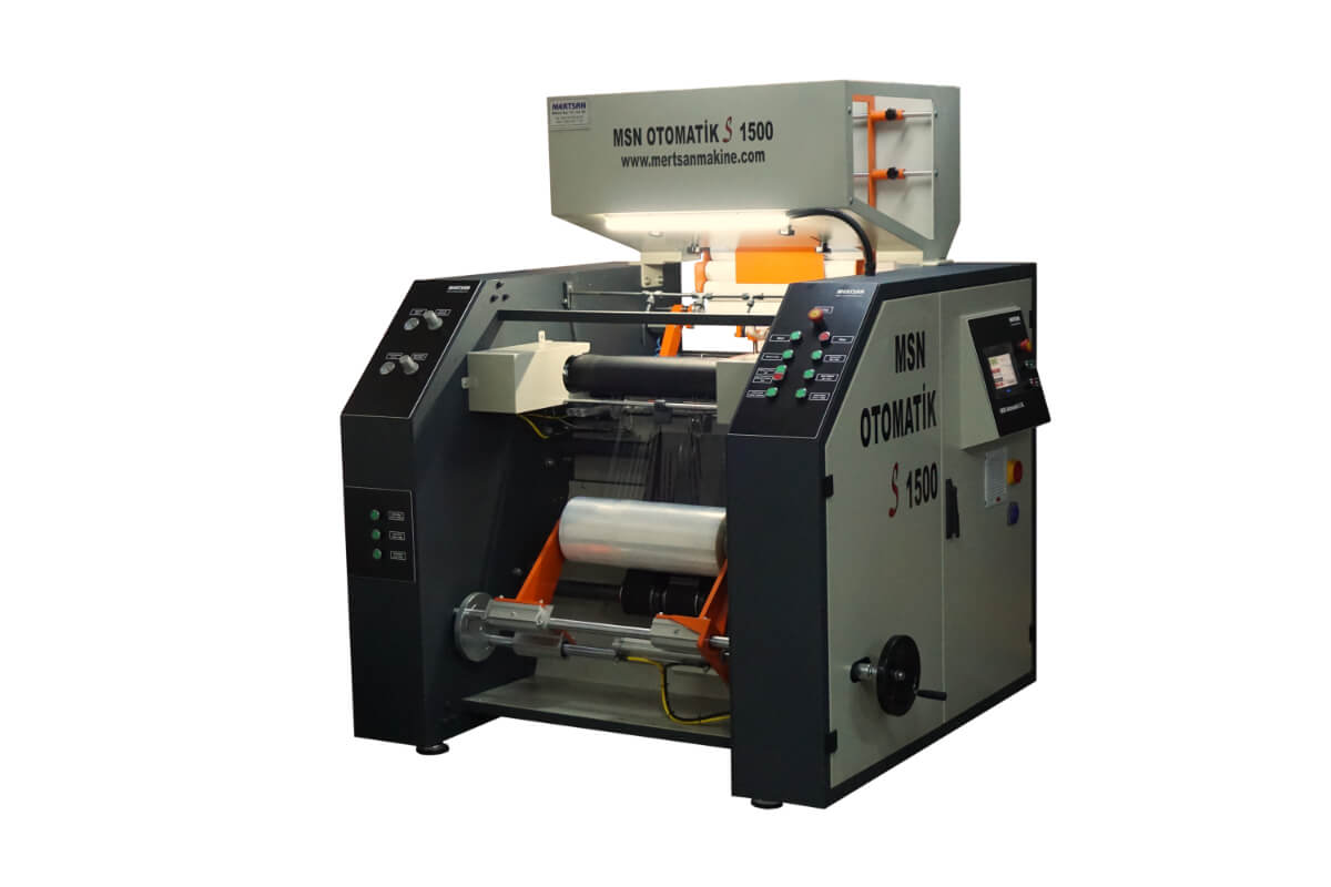 MSN Automatic S XL Jumbo Stretch Rewinding Machine - Side General View