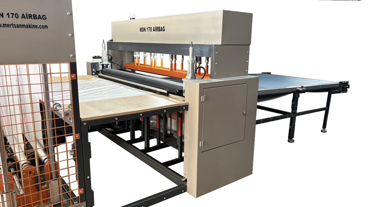 MSN 170 Airbag Sizing and Sealing Machine - Rear View